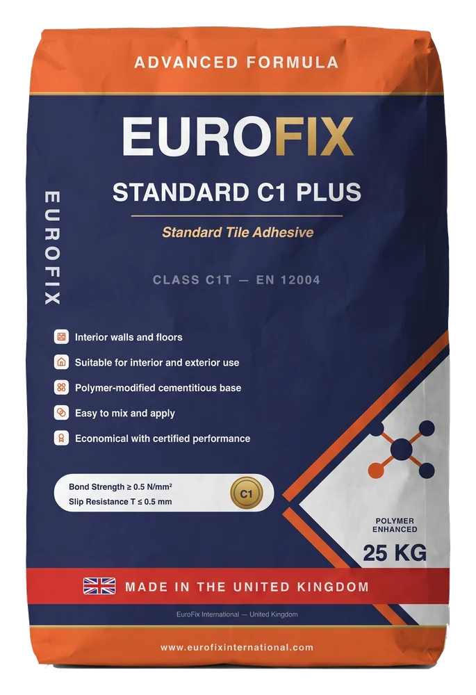 يوروفيكس لاصق بلاط عادي C1 Plus