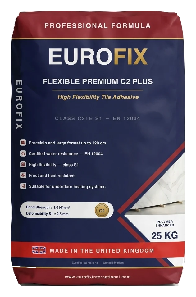 يوروفيكس لاصق بلاط مرن مميز C2 Plus