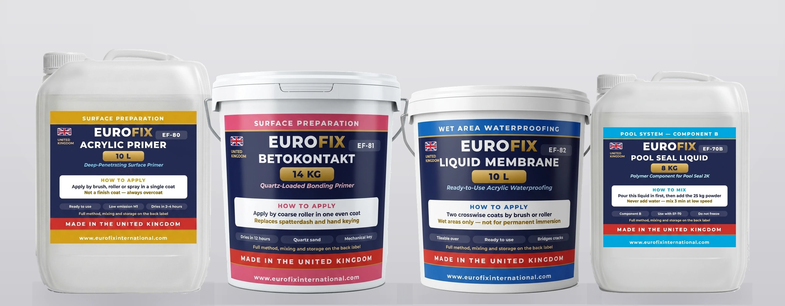 EuroFix primers and liquid membranes